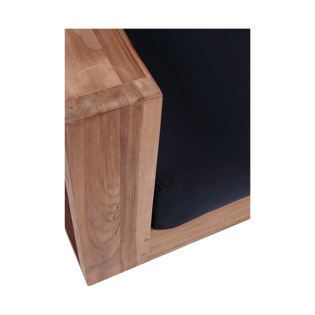 Neroli Outdoor 2 Seater Sofa Black