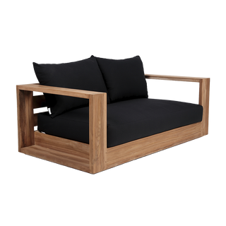 Neroli Outdoor 2 Seater Sofa Black