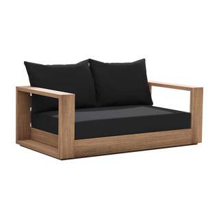 Neroli Outdoor 2 Seater Sofa Black