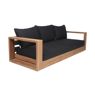 Neroli Outdoor 3 Seater Sofa Black