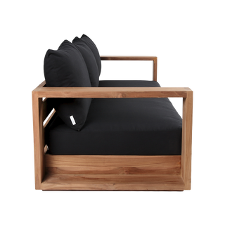 Neroli Outdoor 3 Seater Sofa Black