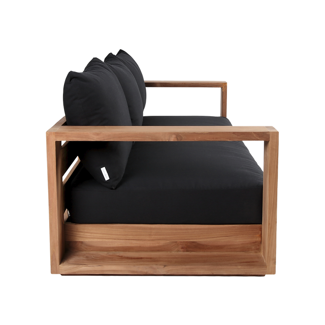 Neroli Outdoor 3 Seater Sofa Black