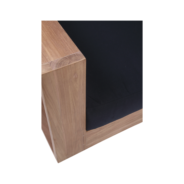 Neroli Outdoor 3 Seater Sofa Black