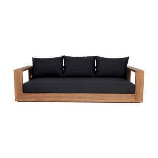Neroli Outdoor 3 Seater Sofa Black
