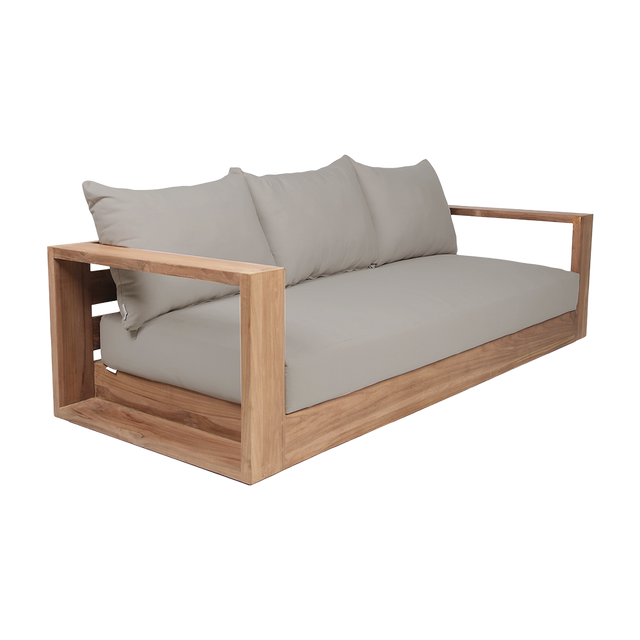 Neroli Outdoor 3 Seater Sofa Gray