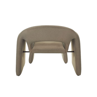 Nora Lounge Chair Soft Taupe w/ Ottoman