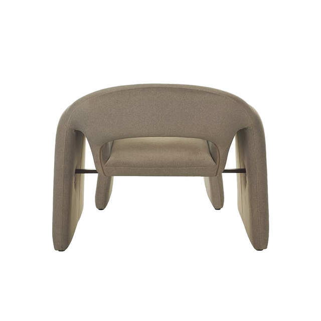 Nora Lounge Chair Soft Taupe w/ Ottoman