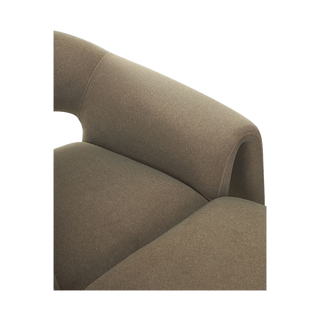 Nora Lounge Chair Soft Taupe w/ Ottoman