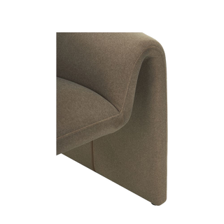 Nora Lounge Chair Soft Taupe w/ Ottoman