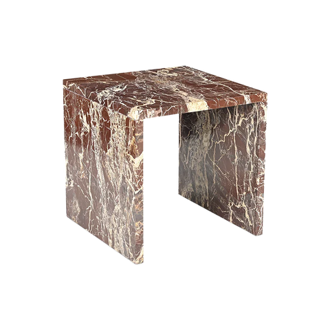 Obsidian Rouge Side Table