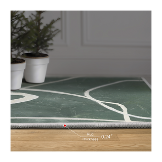 Olive Contour Rug (8' X 10')