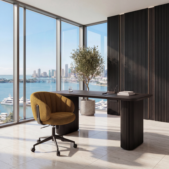 Omega Office Chair Light Cognac