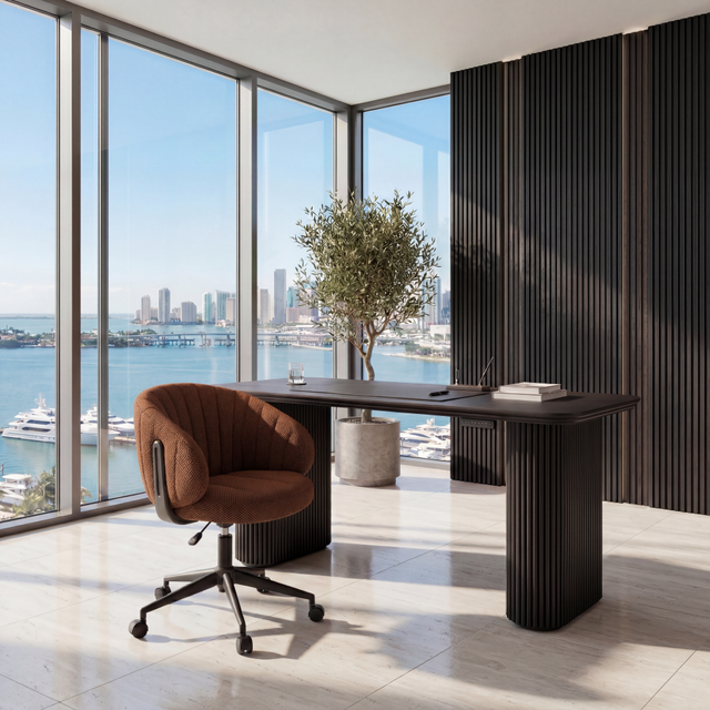 Omega Office Chair Terracotta