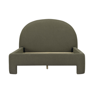 Ophelia Boucle Green King Bed