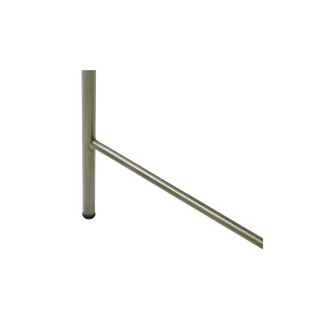 Oxford Counter Stool Black & Brass Frame