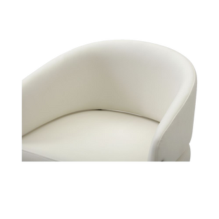Oxford Counter Stool Off White Vegan Leather