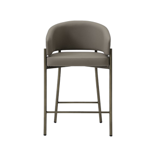 Oxford Counter Stool Mocha Vegan Leather