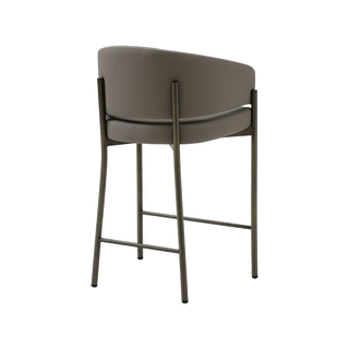 Oxford Counter Stool Mocha Vegan Leather