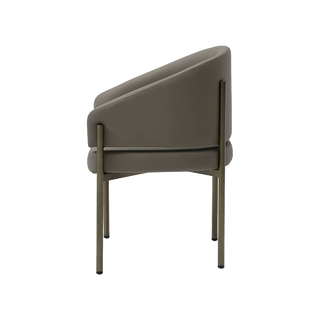 Oxford Dining Chair Mocha Vegan Leather