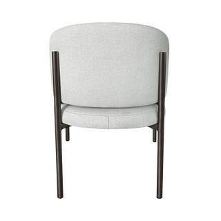 Oxford Outdoor Dining Chair Off White & Bronze Frame