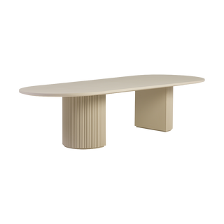 Oxford Rectangular XL Dining Table Alabaster