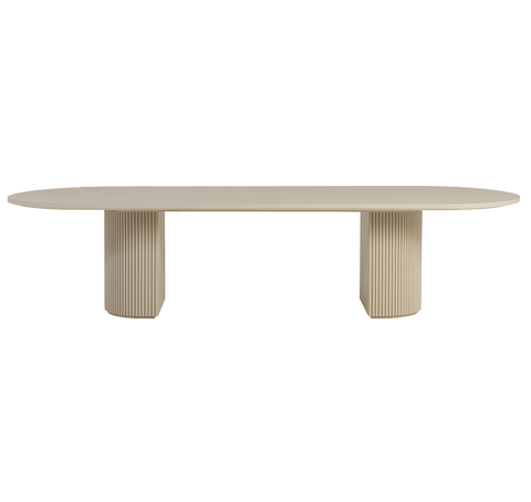 Oxford XL Dining Table Alabaster