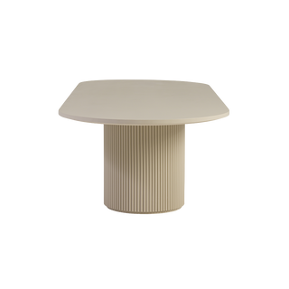 Oxford Rectangular XL Dining Table Alabaster