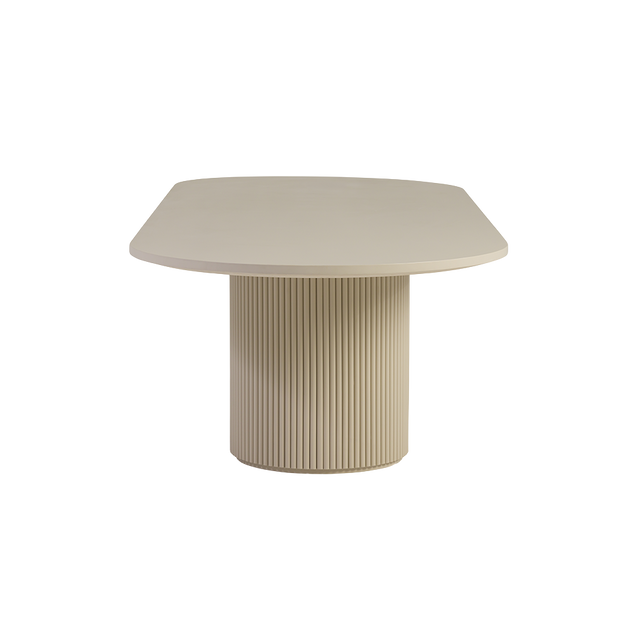 Oxford Rectangular XL Dining Table Alabaster