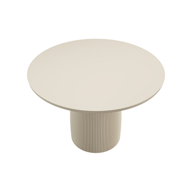 Oxford Round XS Dining Table Alabaster
