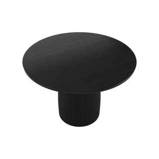 Oxford Round XS Dining Table Black Wood