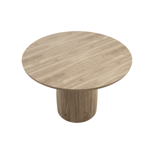 Oxford Round XS Dining Table Greige Oak