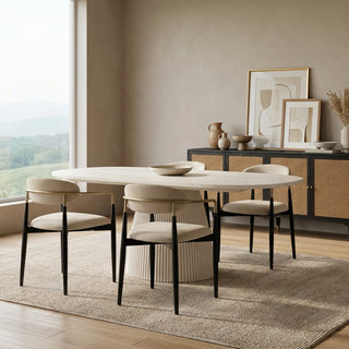 Sand Dining Chair Black