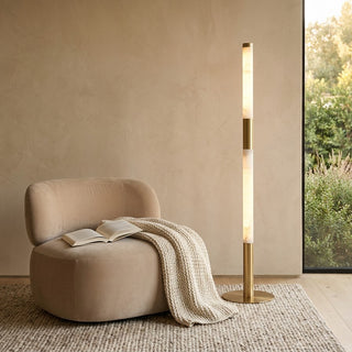 Ariana Floor Lamp Alabaster