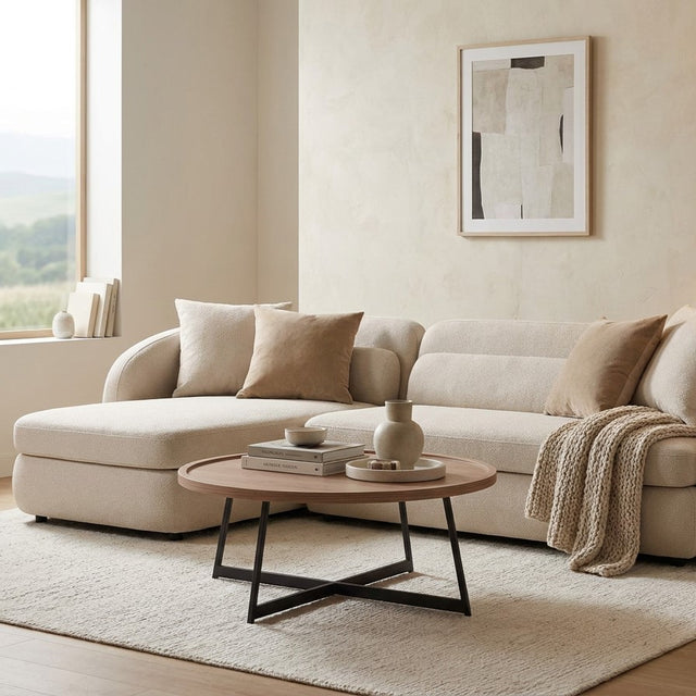 Richie Sectional Sofa Beige
