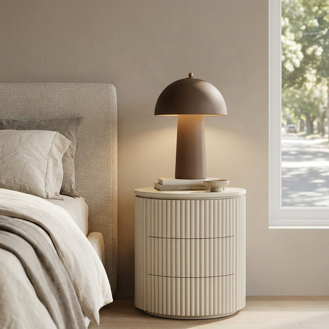 Camila Table Lamp Mocha