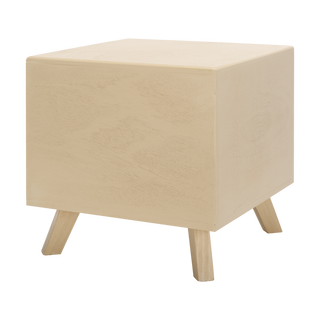 Zahara square small Pet Bed Beige