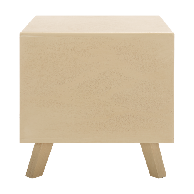 Zahara square small Pet Bed Beige