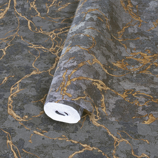 Palazzo Wallpaper Black Marble