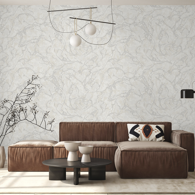 Palazzo Wallpaper White Marble
