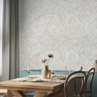 Palazzo Wallpaper White Marble