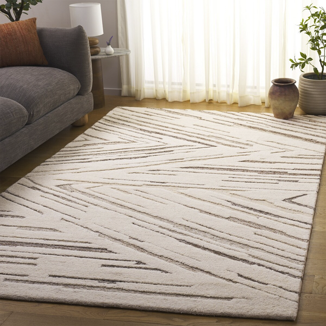 Pasha Beige & Brown Rug
