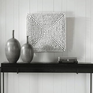 Pebble Relief Wall Panel White