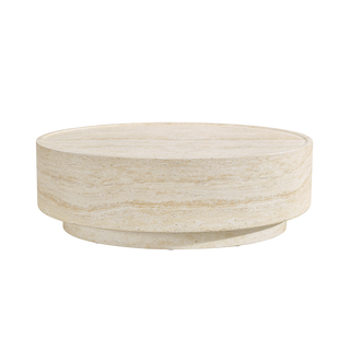 Pietra Oval Coffee Table Travertine