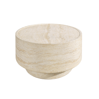 Pietra Oval Coffee Table Travertine