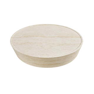 Pietra Oval Coffee Table Travertine