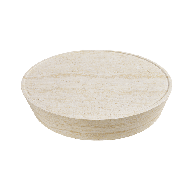 Pietra Oval Coffee Table Travertine