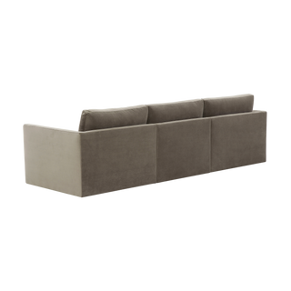 Valerio Velvet Modular Sofa Taupe