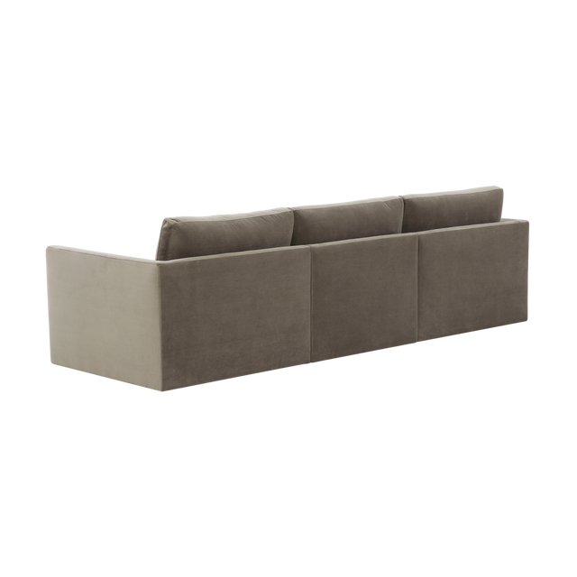 Valerio Velvet Modular Sofa Taupe