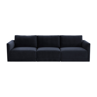 Valerio Velvet Modular Sofa Navy