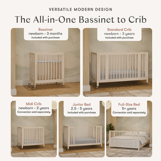 Rolli 9-in-1 Convertible All-Stages Crib